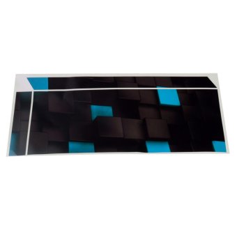 OEM Full Body Decal Skin Sticker Cover For PS4 Playstation Console 2 Controller (Blue and Black)