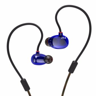 KZ ZS2 Dual Dynamic Driver Headphones Noise Cancelling Stereo In-Ear Monitors HiFi Earphone - intl