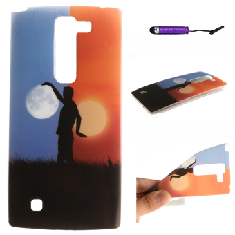Ultra Slim Fit Soft TPU Phone Back Protector Case Cover for LG G4 Mini / LG Magna (Sun and Moon) (Intl)