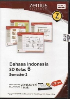 Zenius Set CD SD Bahasa Indonesia kelas 6 semester 2