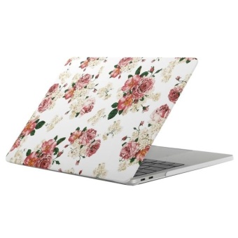For 2016 New Macbook Pro 13.3 Inch A1706 and A1708 Chinese Rose Pattern Laptop Water Decals PC Protective Case - intl