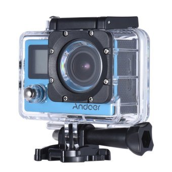 Andoer 4K 30fps/1080P 60fps Full HD 16MP Action Camera Waterproof 30m WiFi 2.0\"LCD Sports DV Cam Camcorder 170 Degree 4X Zoom Dual Screen Car DVR w/ Remote Control - intl