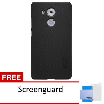 Nillkin Frosted Shield Hard Case untuk Huawei Ascend Mate 8 - Hitam + Gratis Screen Protector Nillkin