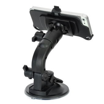 ZUNCLE Universal Car Mount 360 Degree Rotatable Suction Cup Holder for Iphone 5(Black)