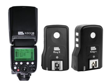 Pixel King pro Wireless TTL Flash Trigger for Sony A7 A7II A7R A7RII A7S A7SII A6000 A6300 A65 A77II+Pixel king X For Nikon+Pixel x800N pro flash speedlite light For Nikon
