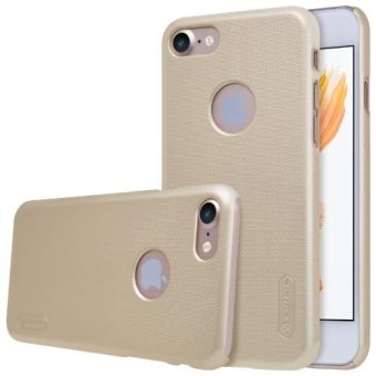 Nillkin Original Super Hard Case Frosted Shield For Iphone 7 - Emas + Free Screen Protector(Gold)