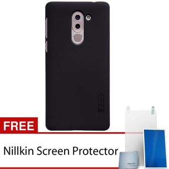 Nillkin For Huawei Mate 9 Lite / 6X Super Frosted Shield Hard Case Original - Hitam + Gratis Anti Gores Clear