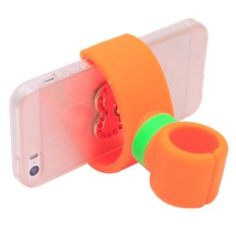 LALANG Universal 360 Degrees Air Vent Mount Bicycle Car Cell Phone Holder Stand (Orange)