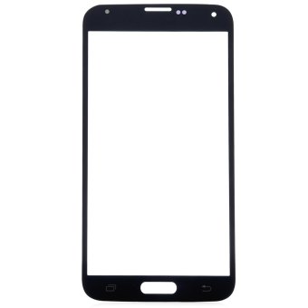 TimeZone Outer Glass Lens Touch Screen Protective Cover with Repair Tools for Samsung S5 (Black)