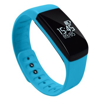 Sports Bluetooth 4.0 Smart Watch Heart Rate Monitor Tracker(Blue) - intl