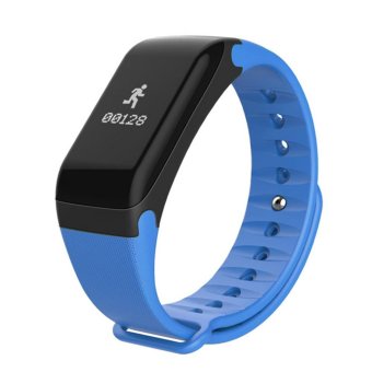 Aibot F1 Bluetooth Smart Band Blood Pressure Heart Rate Monitor Wristband 0.66 inch OLED Sleep Fitness Tracker Smart Bracelet Smartband - intl