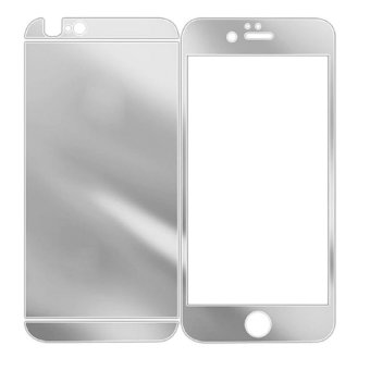 Random House Tempered Glass Mirror untuk iPhone 4 / 4s - Silver
