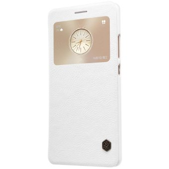 Huawei MATE S case NILLKIN Qin 360 degree protection Leather Case for MATE S 5.5 inch Phone Cases Cover Flip + Retailed Package (White) - intl