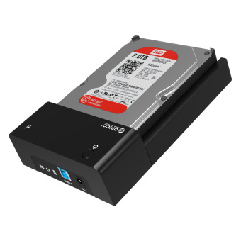 ORICO 2,5 dan 8,89 cm SATA USB 3,0 HDD Hard Drive dock lampiran （hitam ） - International