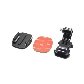 For Gopro Xiaomi yi Flat 3M Adhesive Mount And J-hook Buckle MountFor Gopro HD Hero 3 3+ 4 Xiaomi yi Accessories - intl