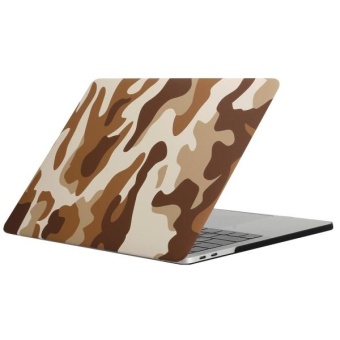 For 2016 New Macbook Pro 13.3 Inch A1706 and A1708 Brown Camouflage Pattern Laptop Water Decals PC Protective Case - intl