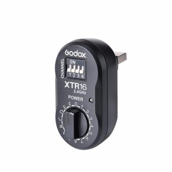 (IMPORT) Godox 16 Channels XTR-16 Remote 2.4G Wireless Power-control Flash Trigger Receiver for Witstro Ad360 Ad180 Speedlite (XTR-16)