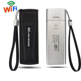 FLORA saku 4G FDD LTE EVDO Hotspot WIFI Router USB Modem WIFI Router nirkabel (hitam) - International