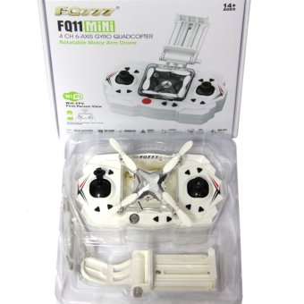FQ777 FQ11W Mini 4 CH 6 Axis Gyro Quadcopter with WiFi FPV for Photo and Video (Silvery)