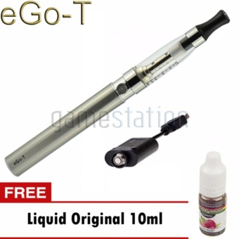Ego CE5 Rokok Elektrik Vapor eGo-T CE5 Single Blaster Pack + Free Liquid - Silver