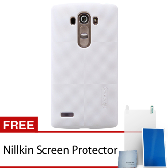 Nillkin LG G4 Beat G4S Super Frosted Shield Hard Case - Putih + Gratis Screen Protector