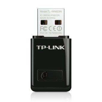 TP-Link N300 Wireless Mini USB Adapter, Ideal for Raspberry Pi, Support Windows/Linux/Mac OS (TL-WN823N) - intl