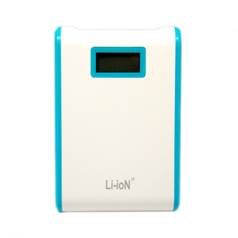 Li-ion Original Power Bank 10.000 mAh Dual USB Output Charger - Biru