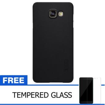 Nillkin Samsung Galaxy A5 / A510F 2016 Super Frosted Shield Hard Case Original - Hitam + Gratis Tempered Glass
