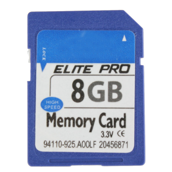 VAKIND kecepatan tinggi SD kartu memori Flash Digital yang aman + kasus 8 GB