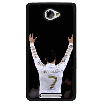Y&M Football CR7 Sony Xperia E4 Phone Case (Black) - intl