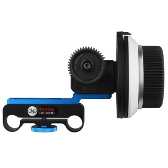 Fotga DP3000 M1 Follow Focus For 15mm Rod Rail Rig DSLR HDSLR HDV Camera Film Make (Black And Blue)