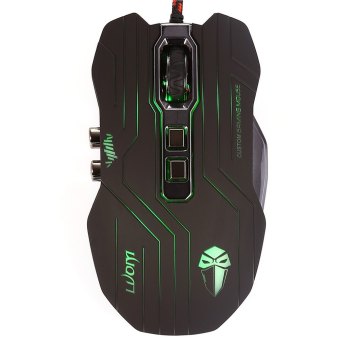 LUOM G5 9D Button 3200 DPI Optical Vibration Wired Gaming Mouse (Black)