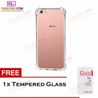 Zenblade Anti Shock Anti Crack Softcase Casing for Oppo A39 - Free Tempered Glass