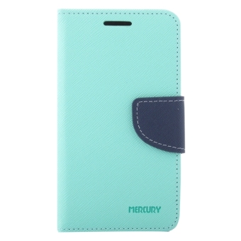 SUNSKY Leather Cover with Magnetic Buckle and Holder and Card Slots for Samsung Galaxy J1(2016) / J120 (Green)