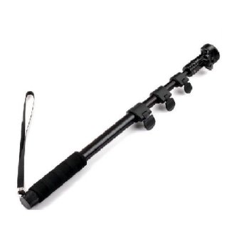 Yunteng Self Picture Monopod with Universal Clamp 02 for DSLR, Xiaomi Yi, GoPro - YT-188 - Hitam