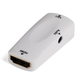 CY HD-154-WH HDMI to VGA F-F Converter for PC, Projector, Monitor - intl