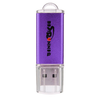 BESTRUNNER USB Memory Stick Flash Drive 256 MB Purple