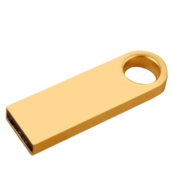 LCFU764 256GB Metal USB Flash Memory Drive Stick Pen Thumb Key Cute U Disk (Gold) - intl