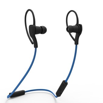 Bluetooth Headsets Earphones Beats With Mic Apple Sony Samsung HTC Stereo Wireless Sport Sport Headphones Sweatproof Earphone Headset For iPhone And Android Mobile Phone（Blue） - Intl