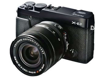 Fujifilm X-E2 Digital Mirrorless Cameras with 18-55mm f/2.8-4 OIS Lens - Hitam