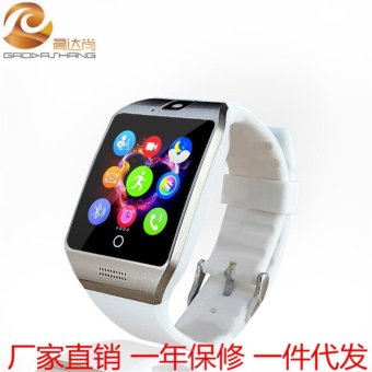 Q18S smart watch mobile phone card SIM/ TF Card QQ DZ09 Bluetooth phone WeChat PK U8 GV18 - intl