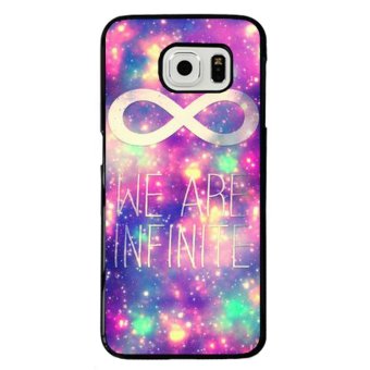 Y&M We are Infinite Phone Case for Samsung Galaxy S6 Edge (Black)