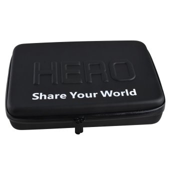 Hero Waterproof EVA Medium Size Case For GoPro & Xiaomi Yi - Hitam