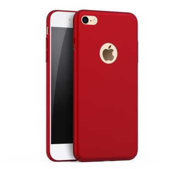 NingMao lancar melindungi kulit tahan guncangan sangat tipis pelindung seluruh badan tahan gores Case untuk iPhone 6/6s (sutra merah) - International