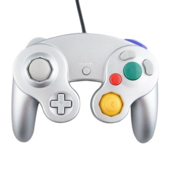 Wired Controller Gamepad Joystick Handheld For Nintendo Wii GameCube NGC Silver - intl