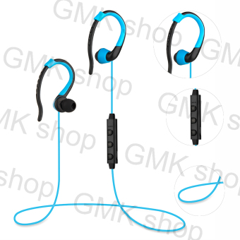GAKTAI Bluetooth Wireless Headset Stereo Headphone Earphone Sport Universal Handfree (Blue)(...) - intl