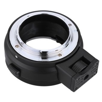 Andoer NF-NEX Lens Mount Adapter with Aperture Dial (Black)