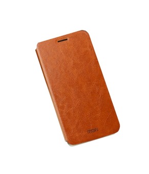 MOFI Soft Leather Flip Case Asus Zenfone 2 - Cokelat