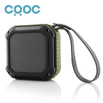 CRDC square Mini button Bluetooth speaker portable wireless speaker Blackish Army green - intl