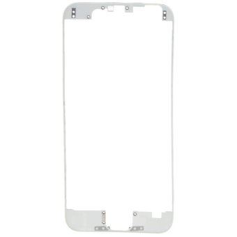 For Iphone 6 White Front Bezel With Liquid Glue LCD Middle Frame Housing Parts Chrome Screen Holder - intl